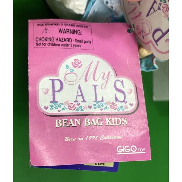 Gi-Go Toys My Pals Anne Happy Kids Bean Bag Baby Doll #95903 - Picture 7 of 8